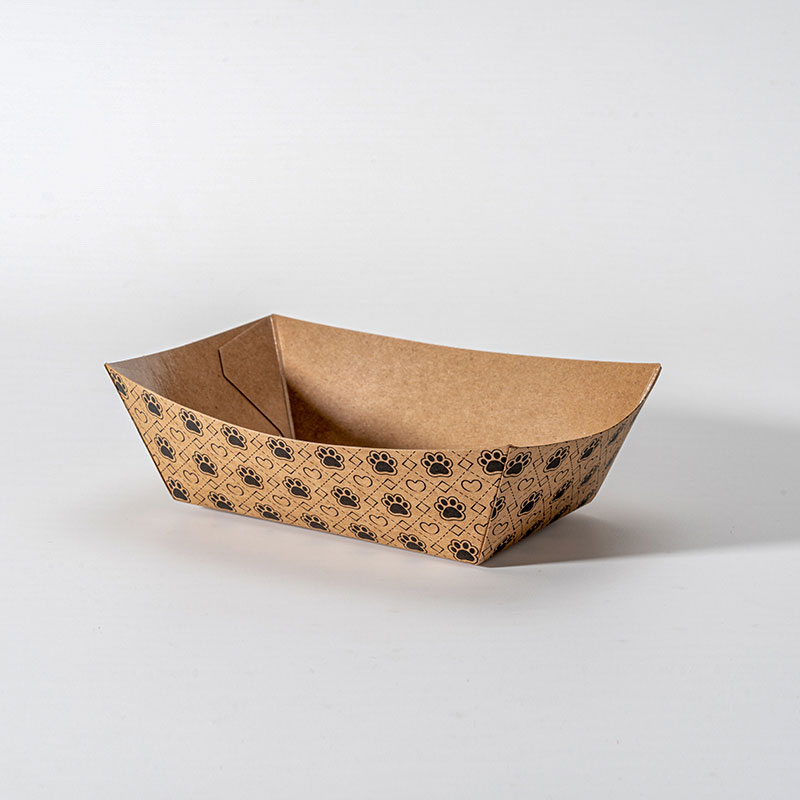 Boat Model Kraft Tray for Casual Dining Appetizer Plates