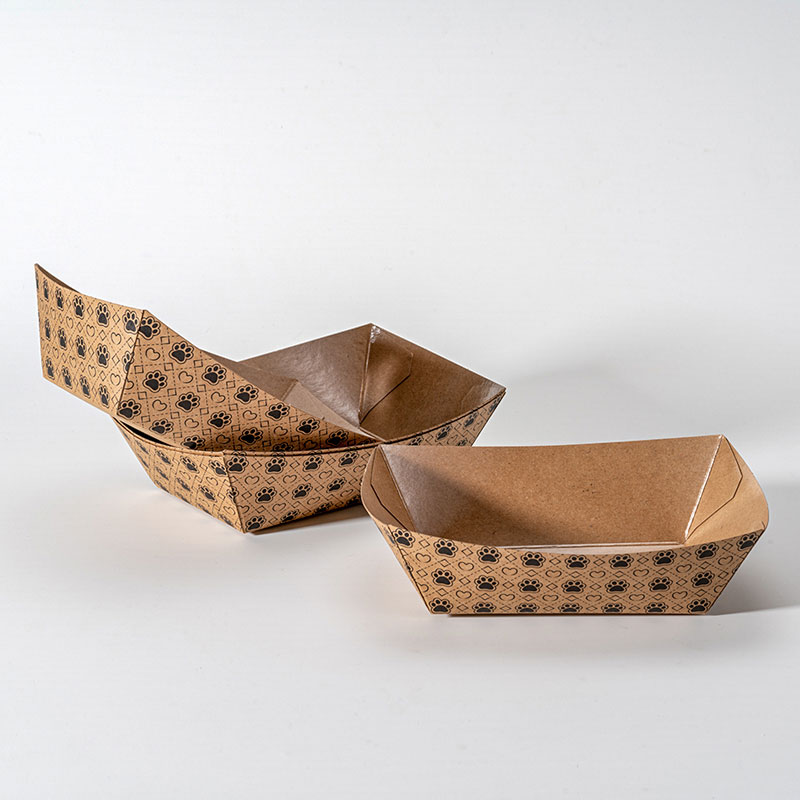 Kraft Paper Boat Shaped Tray for Fish and Chips